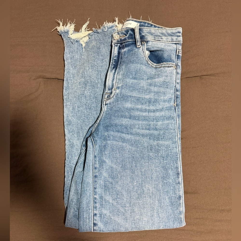 High Rise Blue Jeans